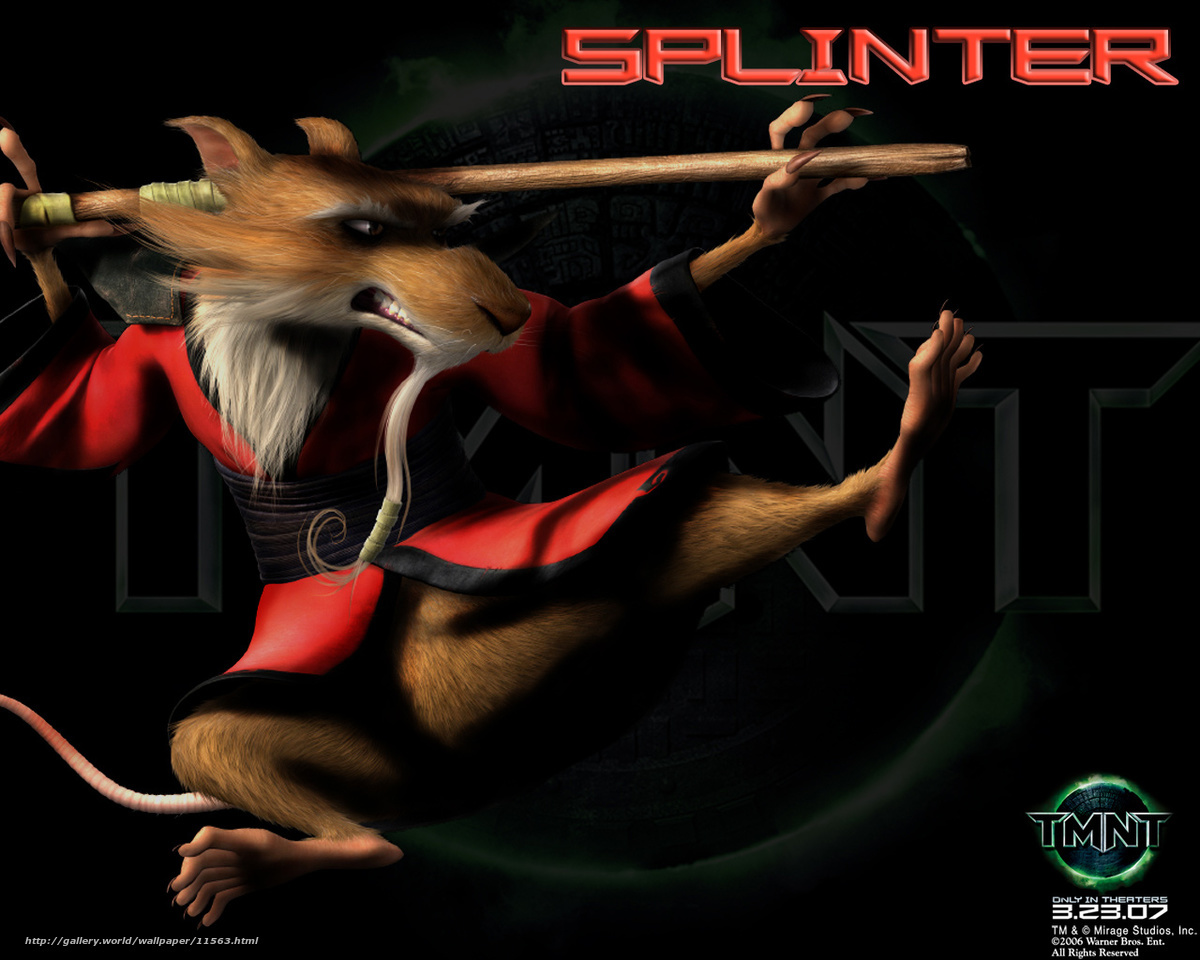 Splinter in action pose