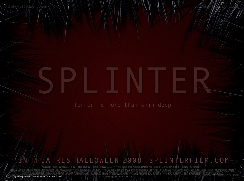 Splinter movie poster