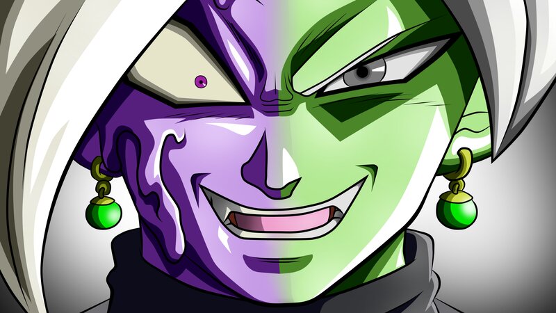 Split-face Character — Green