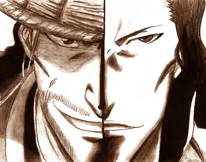 Split-face Character Portrait
