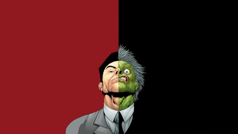 Split-face Character — Red