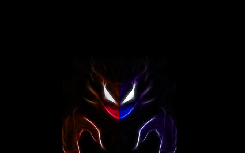 split glowing mask design