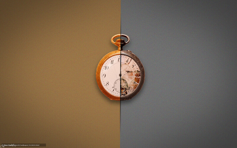 Split pocket watch
