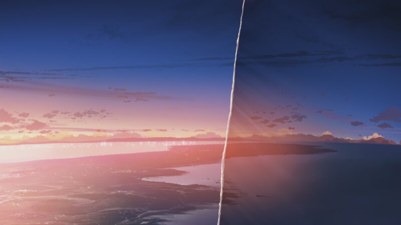 Split Sky over Water