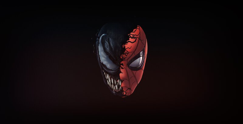 Split Spider-man Mask