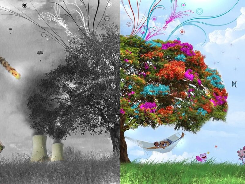 Split Tree Scene