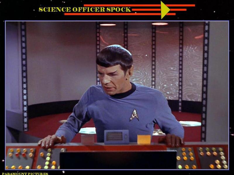 Spock at Control Panel