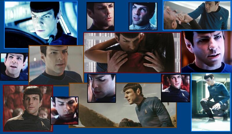 Spock character collage