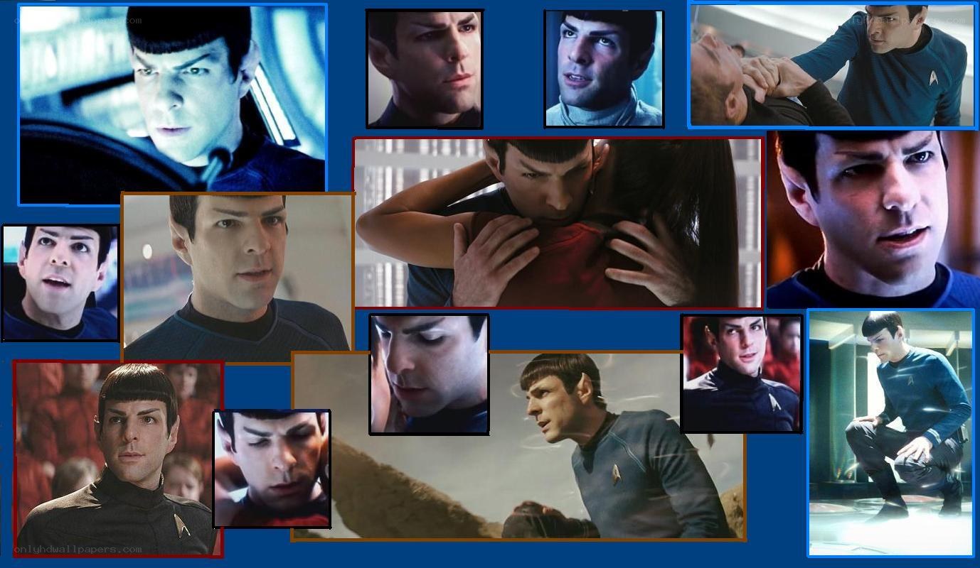 Spock character collage