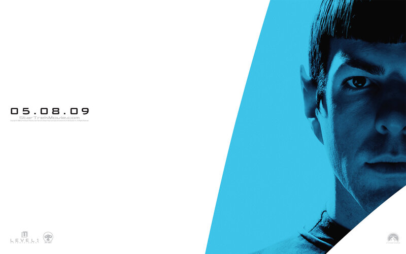 Spock in Blue Light — White