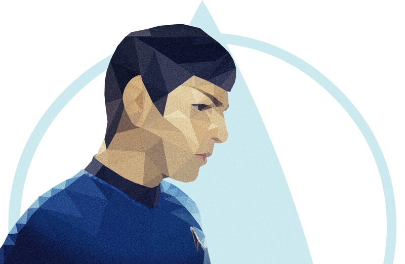 Spock in Blue Uniform — Calm