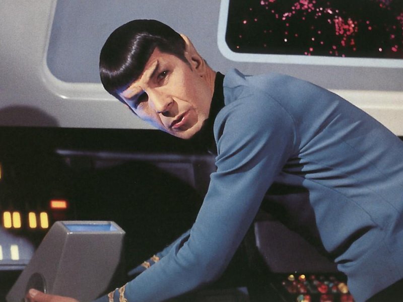 Spock in Blue Uniform