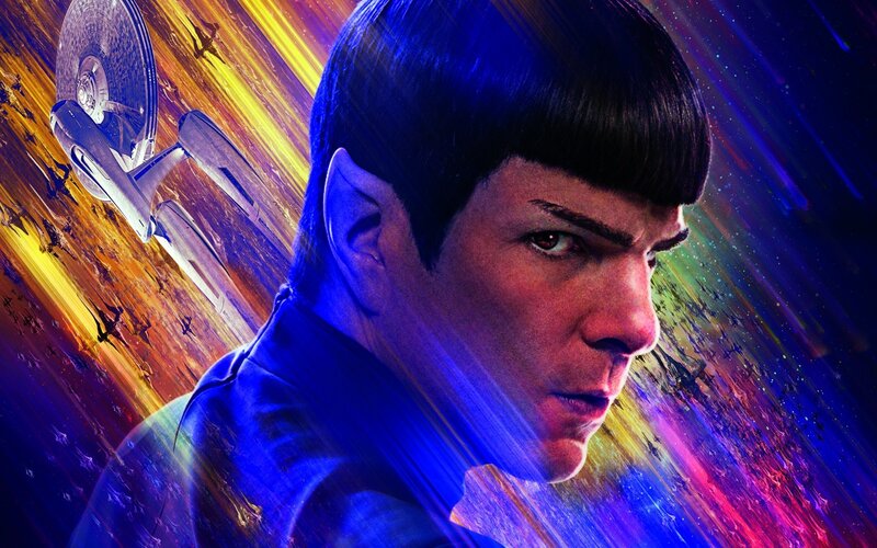 Spock in Profile — Blue