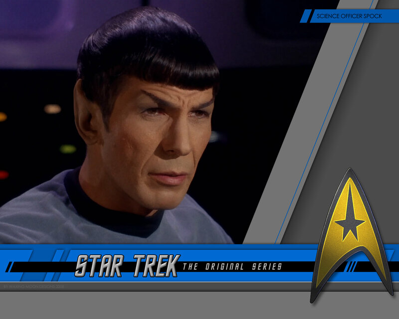 Spock in Uniform — Blue, Serious