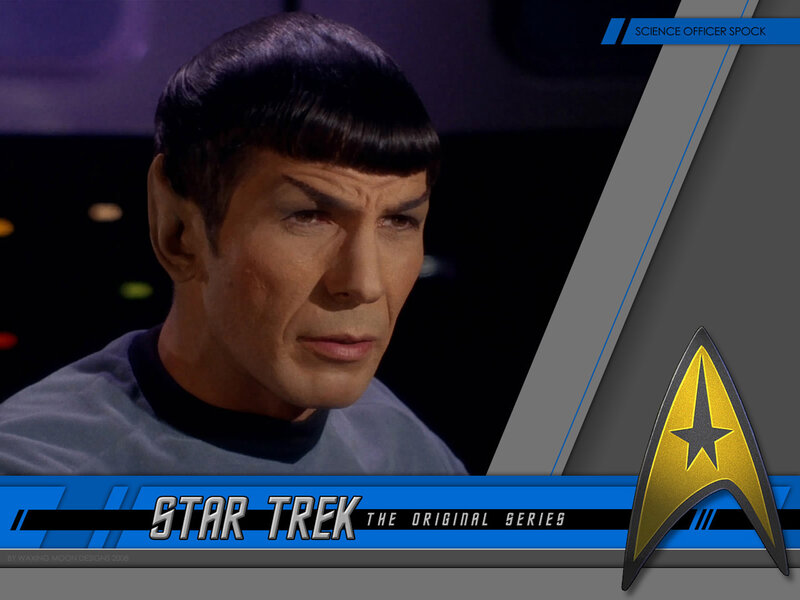 Spock in Uniform — Blue