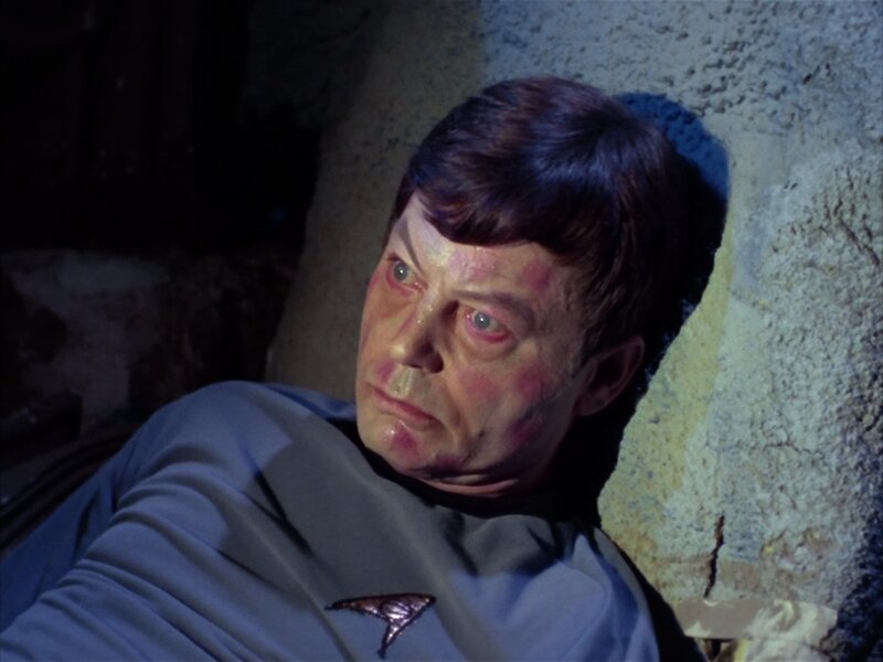 Spock injured in cave