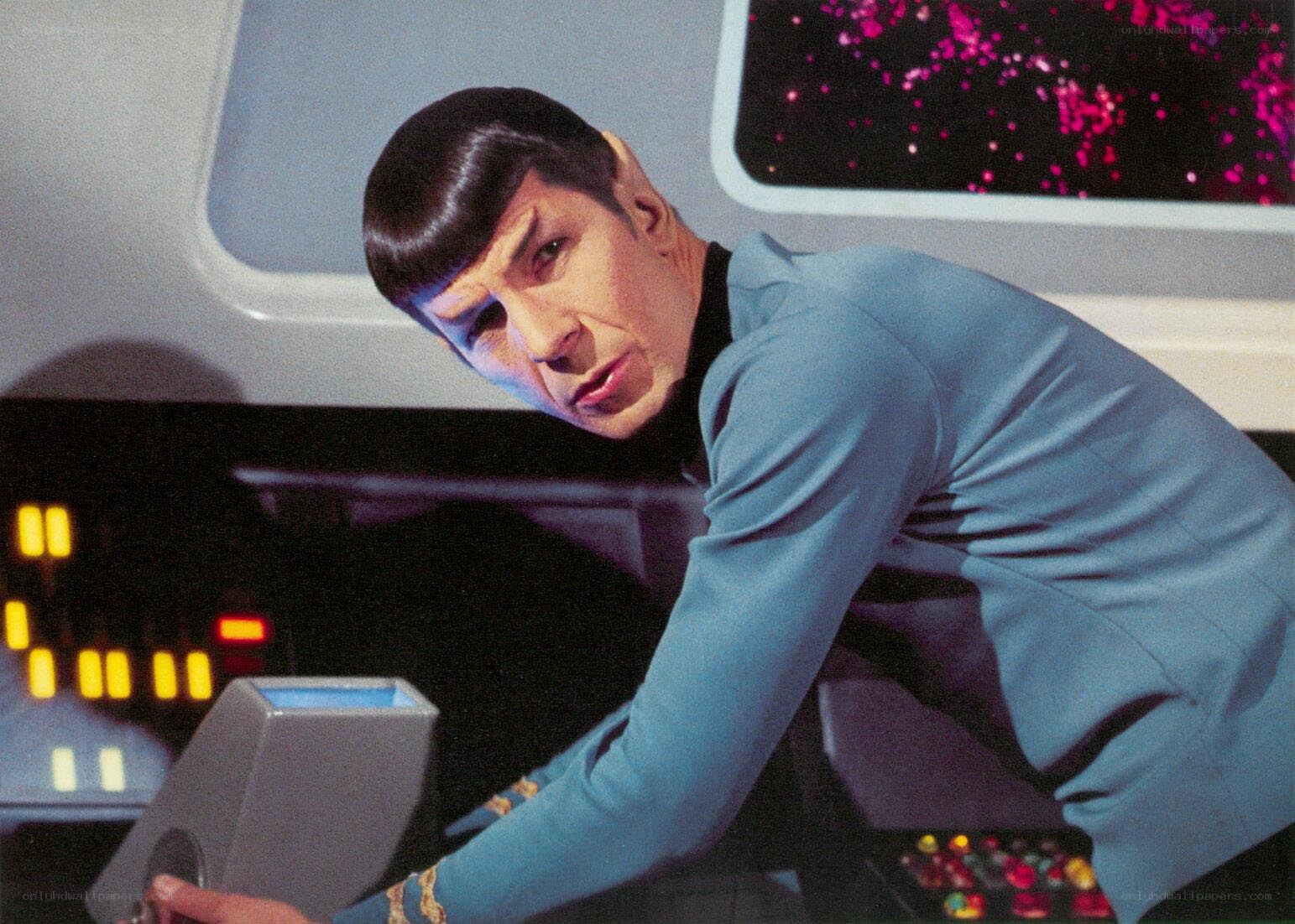 Spock on the bridge