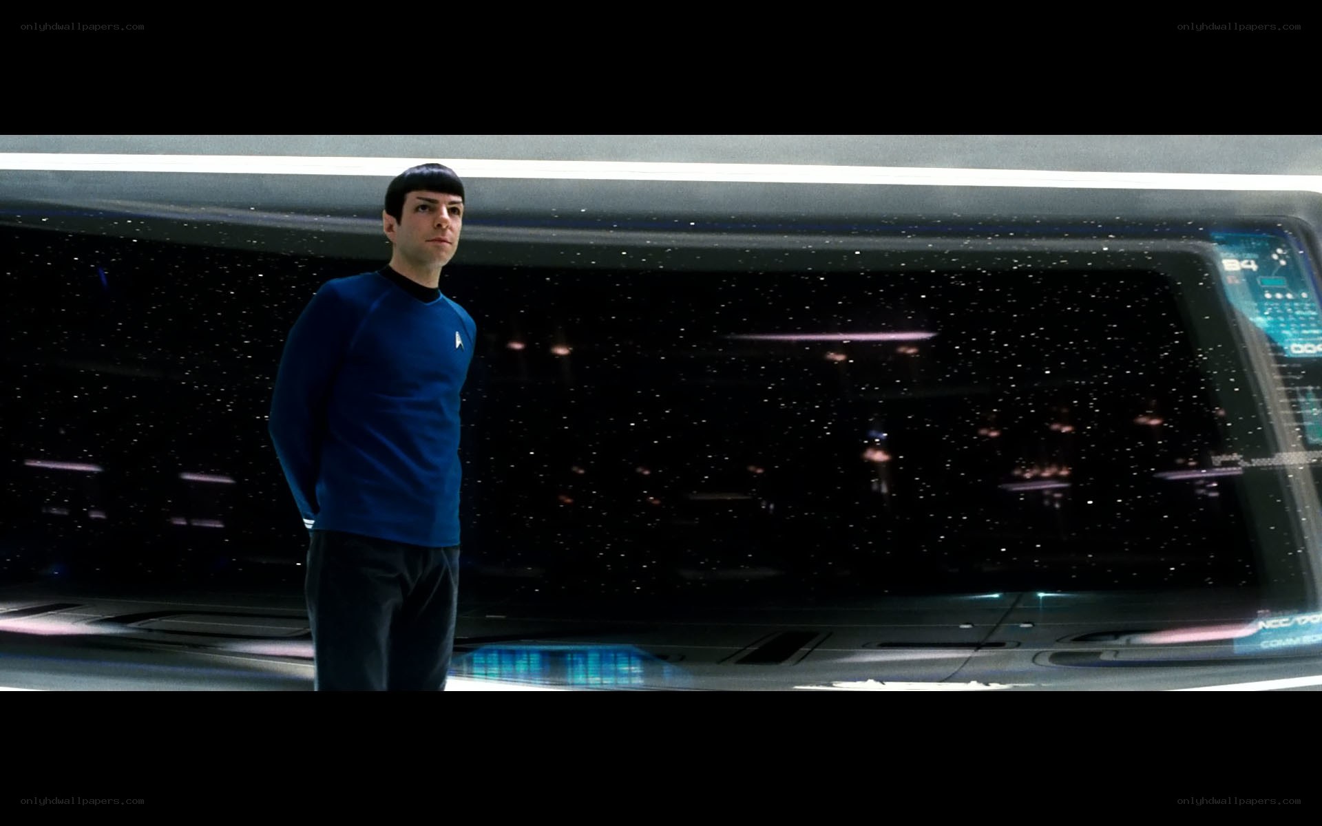 Spock on the bridge