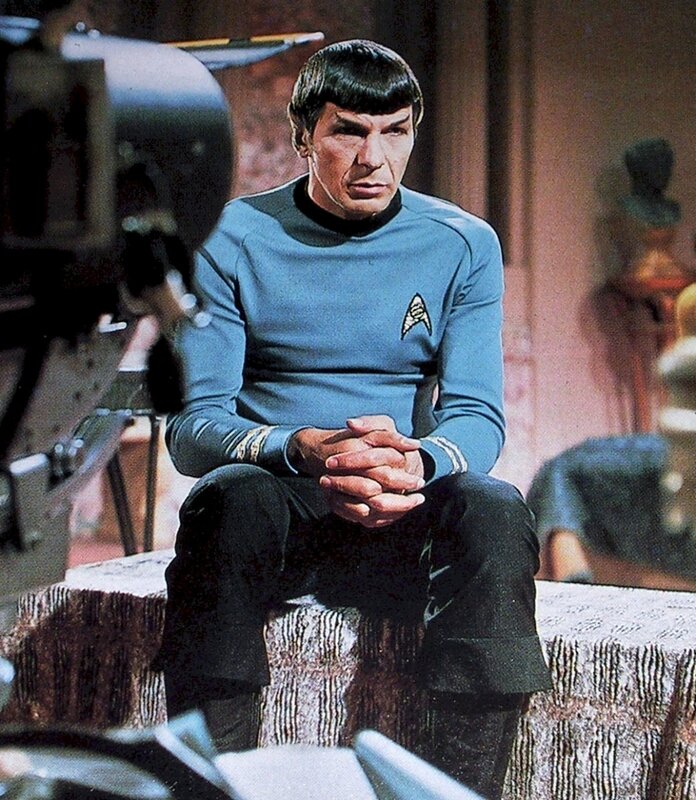 Spock on the bridge