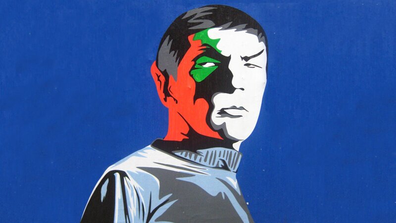 Spock pop art portrait