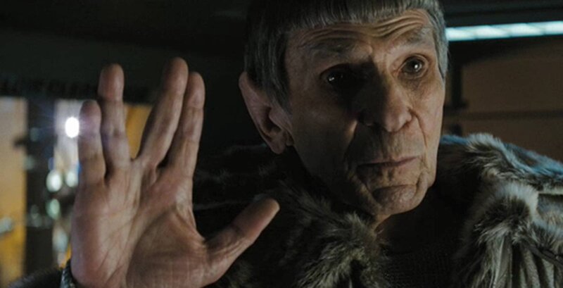 Spock with Hand Raised