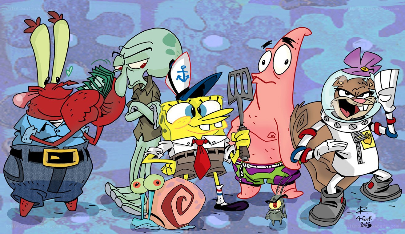 SpongeBob and friends group