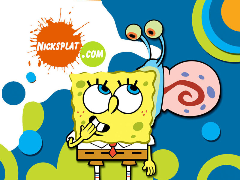 SpongeBob and Gary artwork