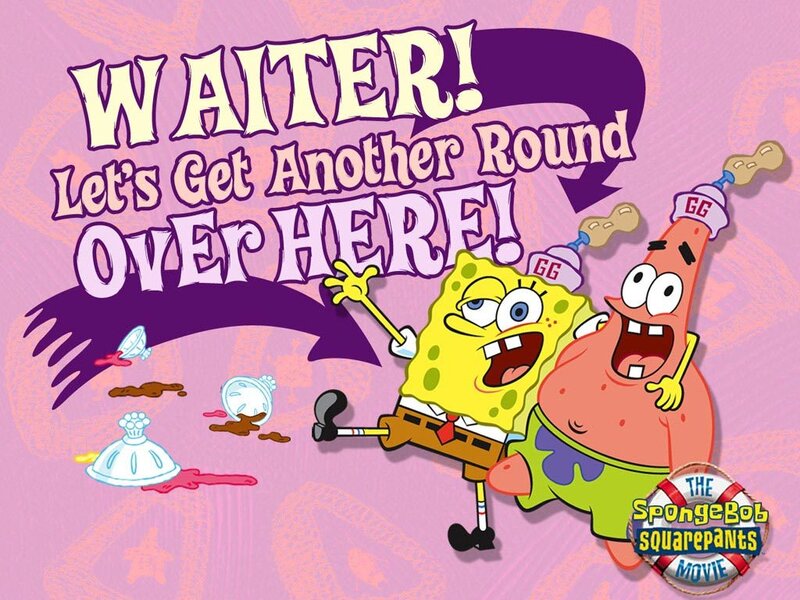 SpongeBob and Patrick in chaos