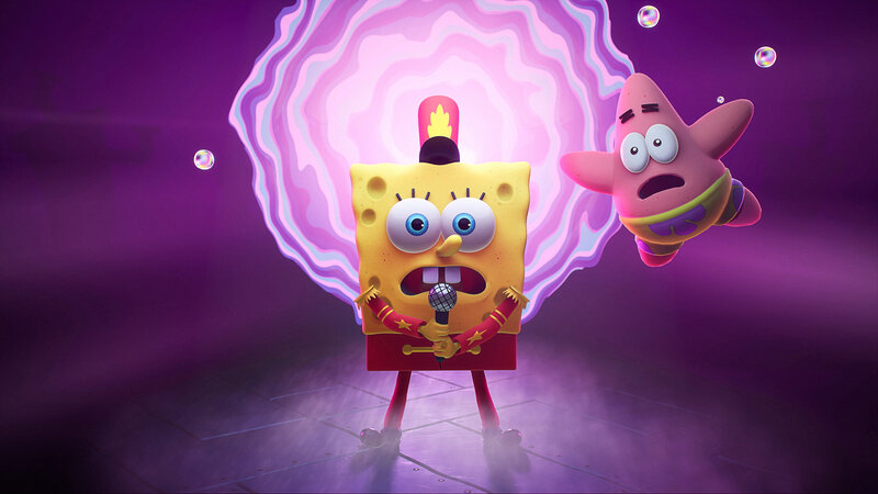 Spongebob and Patrick — Purple