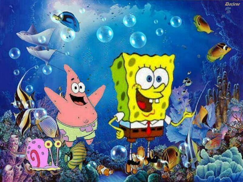 Spongebob and Patrick Underwater