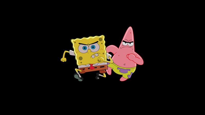 SpongeBob and Patrick — Yellow, Angry, Animation
