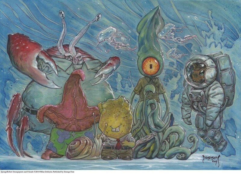 Spongebob and Sea Creatures