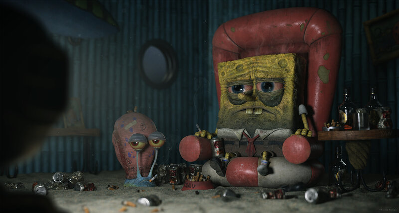 Spongebob and Snail
