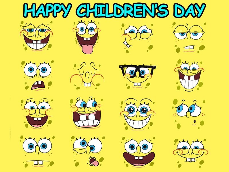 SpongeBob Children's Day Faces