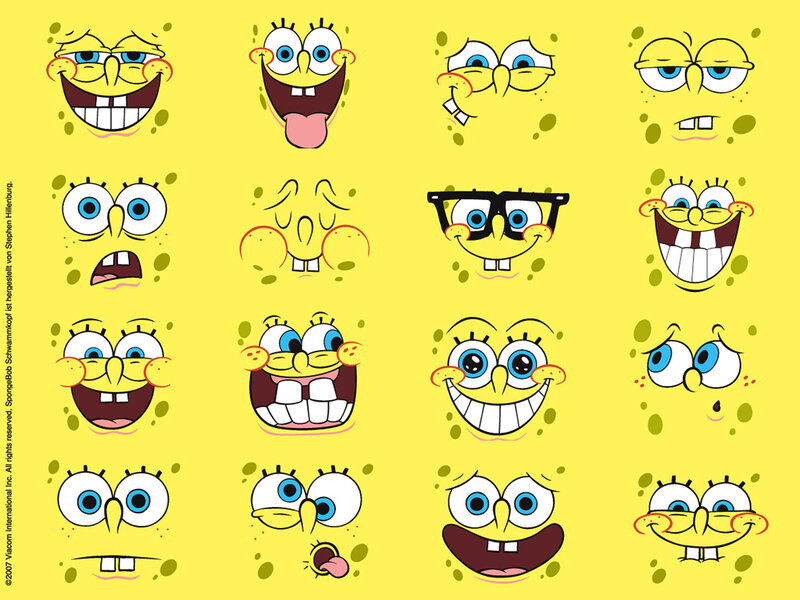 SpongeBob face expressions