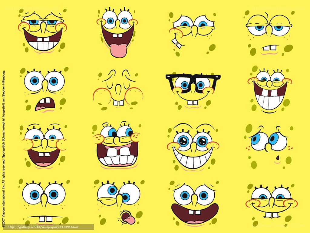 SpongeBob face expressions