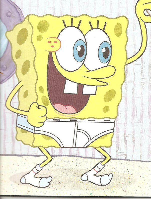 SpongeBob in underwear