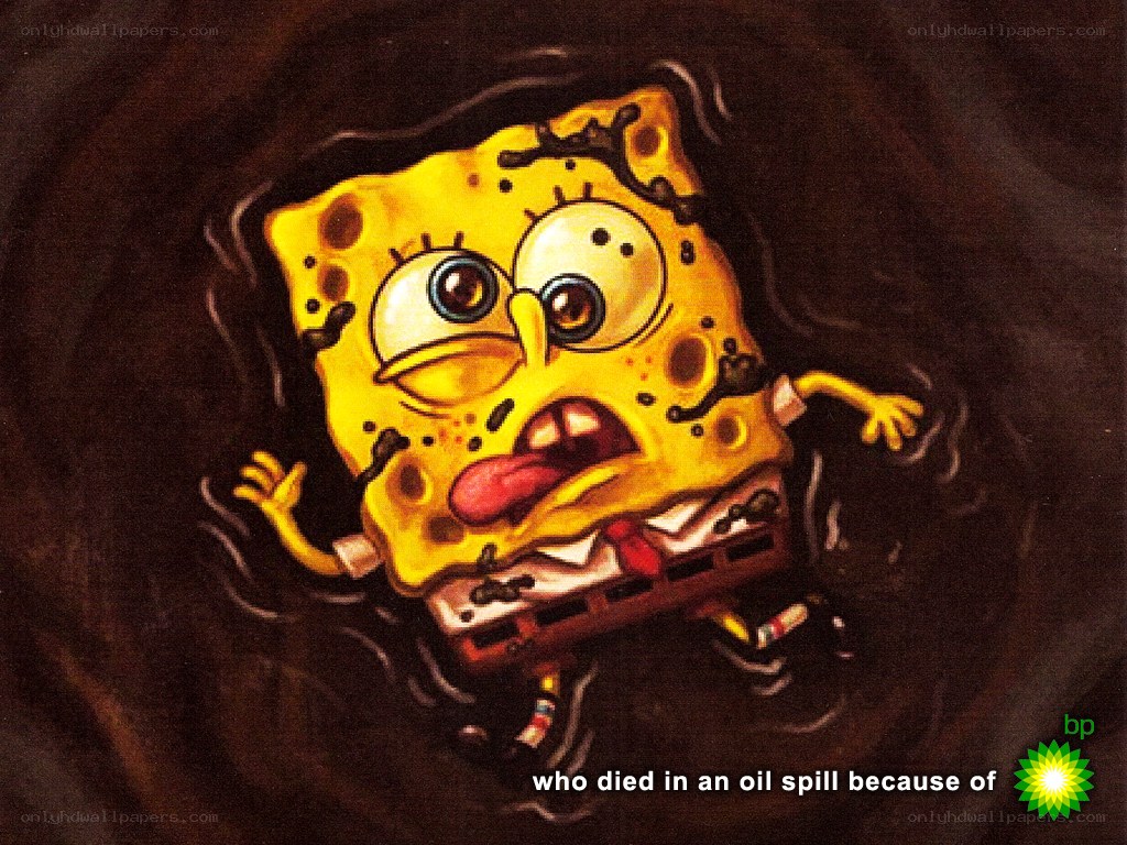 SpongeBob oil spill ad