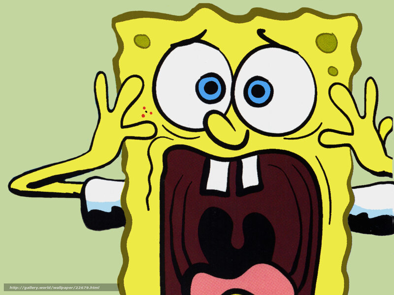 SpongeBob shocked face