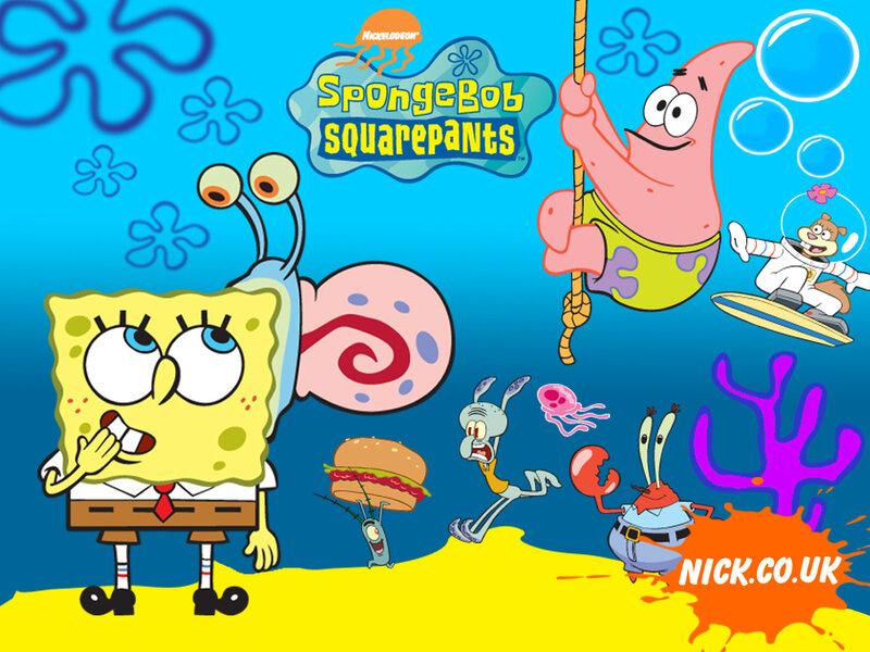 Spongebob Squarepants Character — Blue, Playful