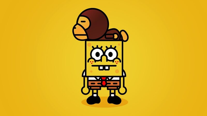 Spongebob Squarepants Character — Yellow, Playful, Digital Art