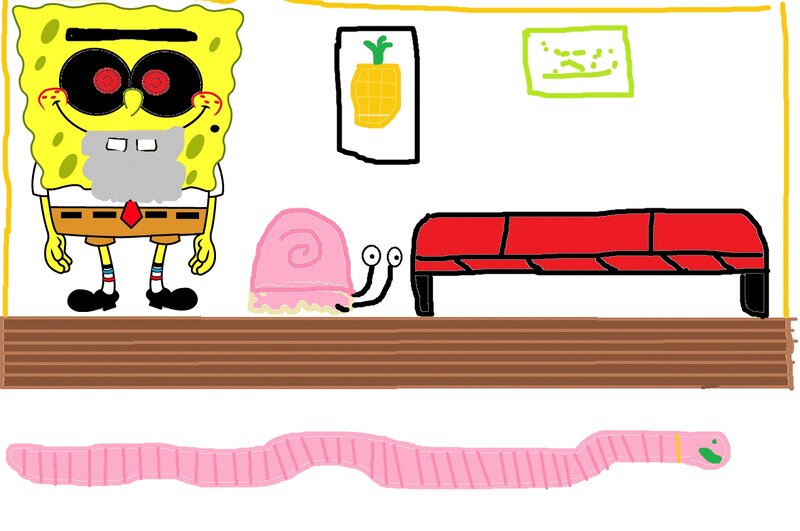 Spongebob Squarepants Character — Yellow, Playful