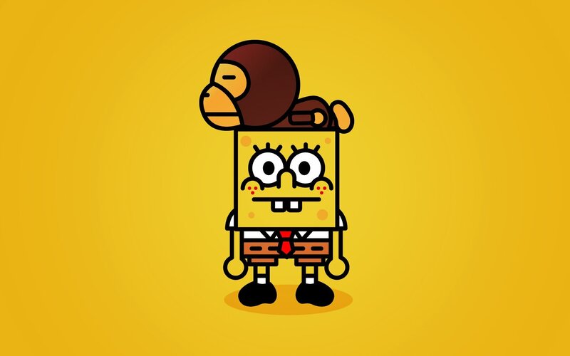 Spongebob Squarepants Character — Yellow, Playful, Vector Art