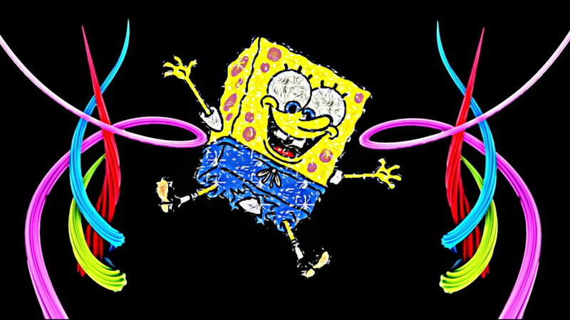 Spongebob Squarepants Character — Yellow, Vibrant, Energetic