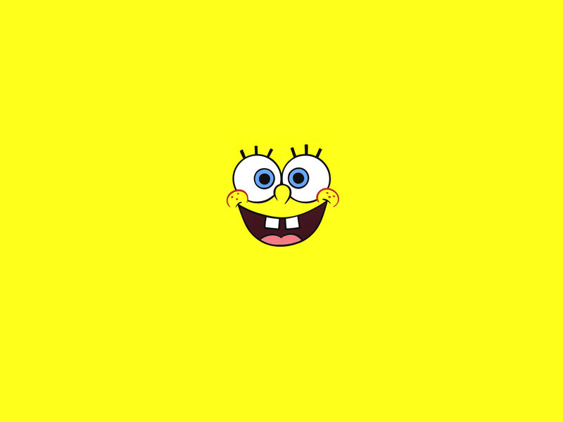 Spongebob Squarepants Face — Yellow, Happy, Cartoon, Eyes, Smile, Cheeks