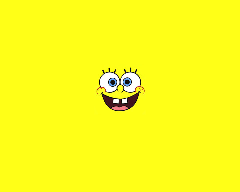 Spongebob Squarepants Face — Yellow, Happy, Cartoon, Eyes, Smile