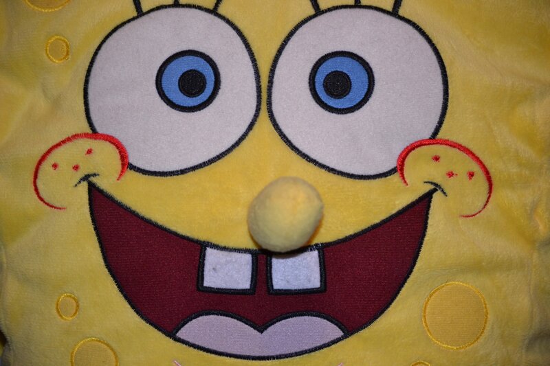 SpongeBob SquarePants Face — Yellow, Happy