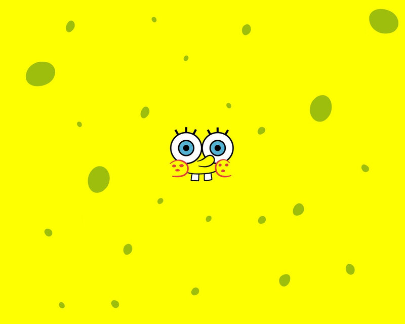 SpongeBob SquarePants Face — Yellow, Playful, Cartoon, Eyes, Cheeks, Teeth