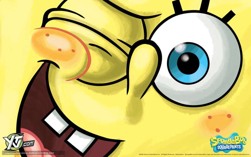 Spongebob Squarepants Face — Yellow, Playful, Digital Art