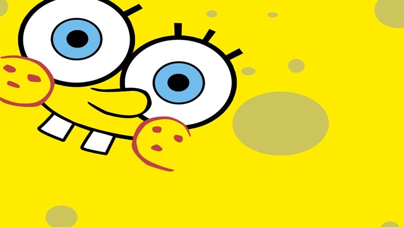 Spongebob Squarepants Face — Yellow, Playful